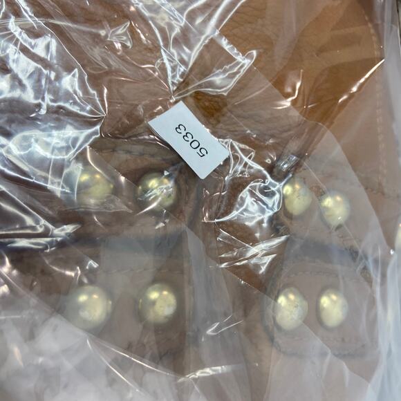 Anthropologie Linea Pelle Soft Camel Tan Leather Satchel Bag - Picture 5 of 12